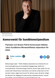 Patrik Komorowski Ålandstidningen