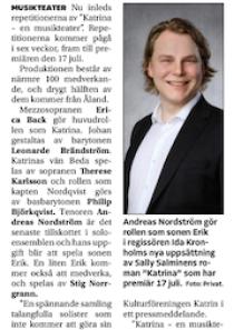 Ålandstidningen 8.6.2024 Andreas Nordström