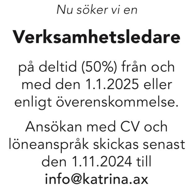 verksamhetsledare